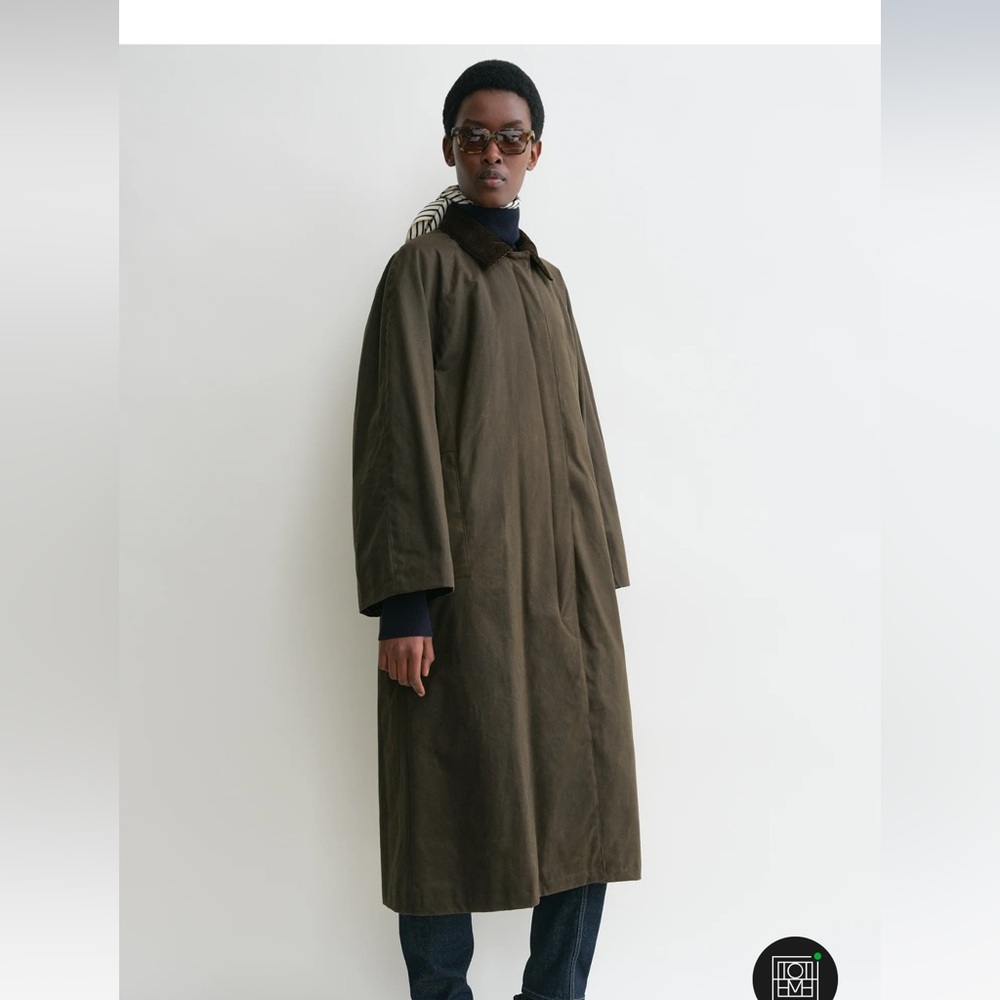 Toteme Country coat forest waxed size 40 with tags